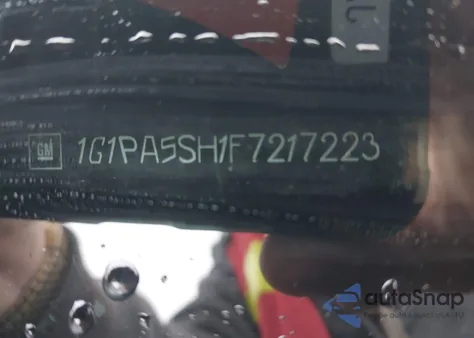 2015 Chevrolet Cruze Ls Auto из США, поврежденный, VIN 1G1PA5SH1F7217223